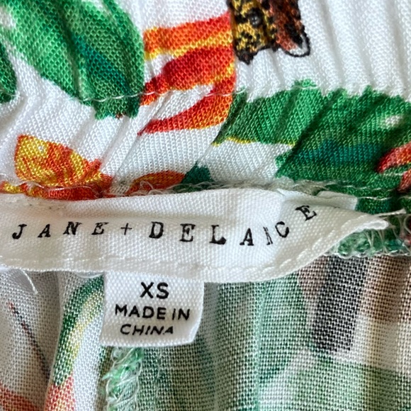 Jane & Delancey Tropical Print Wide Leg Palazzo Pants - Picture 7 of 12